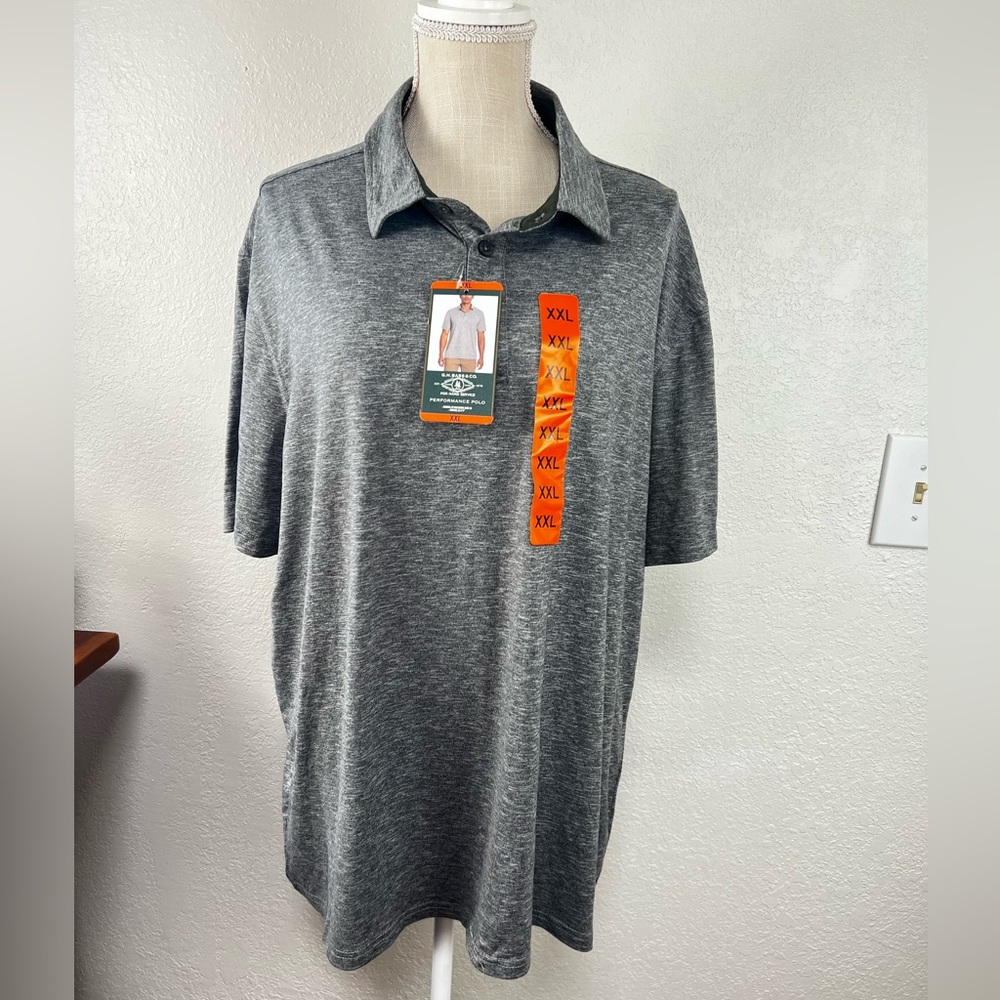 G.H. Bass & Co. Men's Short Sleeve Cooling Stretch UPF 50 Polo